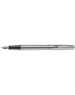 Перьевая ручка Traveller stainless Steel F синяя арт D10057495 Diplomat