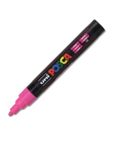 Маркер Uni POSCA PC 5M 1 8 2 5мм овальный розовый pink 13 Uni mitsubishi pencil