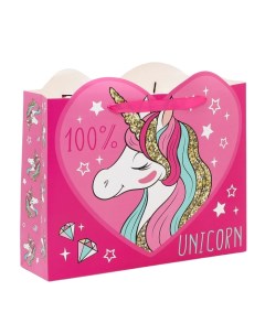 Пакет подарочный Unicorn dream Единорог Минни Маус 40х31х11 5 см Disney