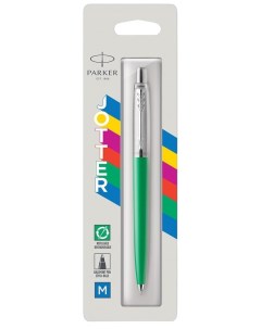Ручка шариковая Jotter Color 2076058 зеленый M синие чернила блистер Parker