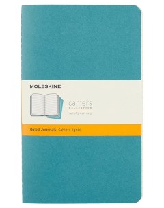 Блокнот Cahier journal Large 40 листов в линейку 13 х 21 см голубой Moleskine