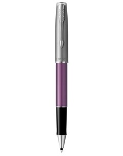 Ручка роллер Sonnet Essentials Violet SB Steel CT цвет чернил black перо F в по Parker