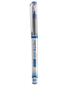 Ручка роллер EQ400 BL син черн линия 0 5мм Deli