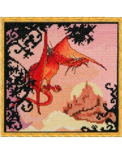 Набор для вышивания Dragon Rouge Красный дракон арт 121 B002 K Nimue