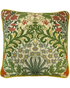 Набор для вышивания подушки Garden William Morris Сад TAC8 Bothy threads
