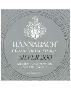 Струны для классической гитары 900MLT SILVER 200 Hannabach
