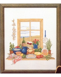 Набор для вышивания Кухонное окно арт 73 76612 Oehlenschlager