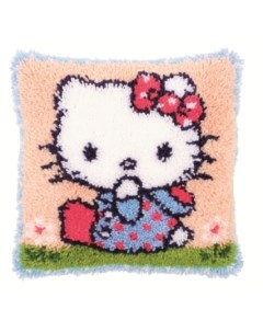 Набор для вышивания подушки Hello Kitty арт PN 0156306 Vervaco