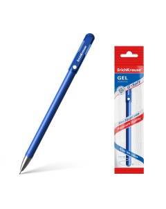 Ручка гелевая G Soft 46793 синяя 0 38 мм 1 шт Erich krause