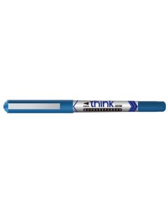 Ручка роллер Think EQ20030 синий d 0 5мм син черн линия 0 35мм Deli