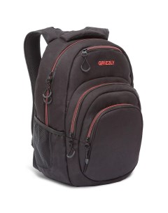 Рюкзак черный красный RQ 003 31 Grizzly