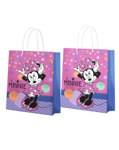 Пакет подарочный Minnie Mouse большой Минни 2D 330х455х100 мм Nd play
