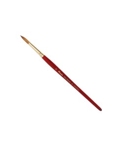 Кисть синтетика 12 круглая Oro Rosso 751 короткая ручка Pinax