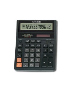 Калькулятор SDC 888ТII 12 ти разр 2 е питание MII MU A0234F 00 0 SQRT Citizen