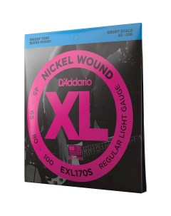 Струны для бас гитары DAddario EXL170S D`addario