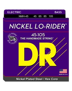 Струны для бас гитары NMH 45 NICKEL LO RIDER Dr string