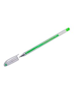 Ручка шариковая Hi Jell Color зеленая 0 7 мм 1 шт Crown