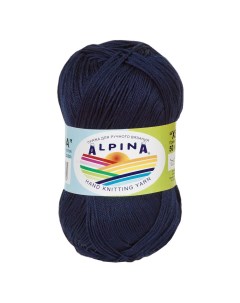 Пряжа Xenia 109 темно синий Alpina