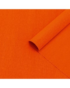 Бумага гофрированная 374 оранжевая 90 гр 50 см х 1 5 м Cartotecnica rossi