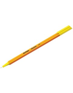 Ручка капиллярная Rapido желтая 0 4мм трехгранная Berlingo