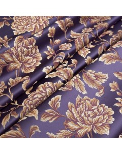 Ткань мебельная отрезная жаккард MARGUERITE DE VALOIS fleur violet Ametist