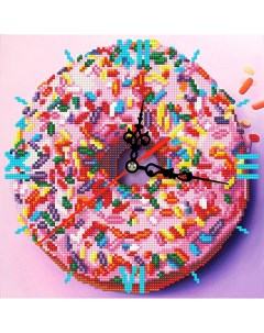 Алмазная мозаика часы Сладкое искушение 30х30 W303017 Color kit