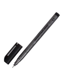 Ручка капиллярная для черчения ЗХК Сонет линер 0 1 мм цвет черный Невская палитра