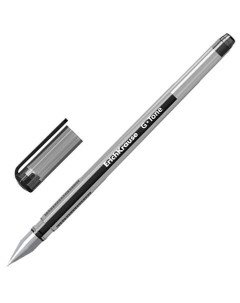Ручка гелевая G Tone 141223 черная 0 4 мм 12 штук Erich krause