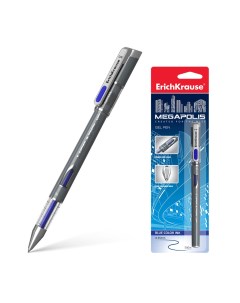 Ручка гелевая Megapolic Gel 17751 синяя 0 5 мм 1 шт Erich krause