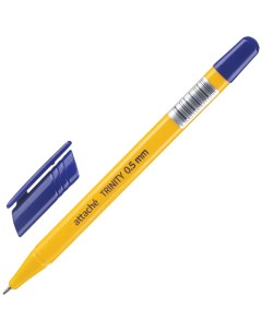 Ручка шариковая Economy Trinity 1097997 синяя 0 5 мм 1 шт Attache