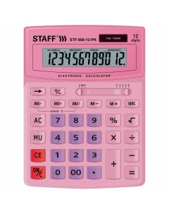 Калькулятор настольный STF 888 12 PK 12 разрядов 250452 Staff