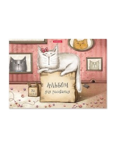 Альбом для рисования на клею Cat Box А4 20 листов Erich krause