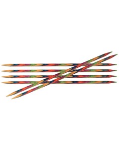 Спицы для вязания чулочные деревянные Symfonie 3мм 20см 6шт в упаковке 20119 Knit pro