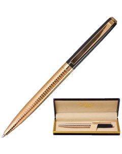 Подарочная шариковая ручка с гравировкой Black Melbourne 141356 Золотистый Чер Галант