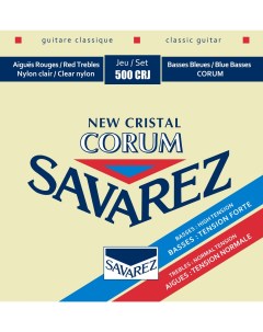 Струны для классической гитары 500CRJ 29 44 New Cristal Corum Mixed Tension Savarez
