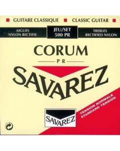 Струны для классической гитары 500PR Corum 28 42 Savarez