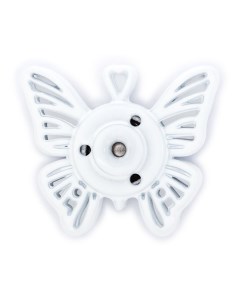 Пришивные кнопки Бабочка 25 мм белые 2 штуки Prym