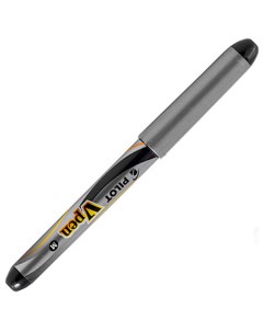 Перьевая ручка V Pen Silver черная 07мм 1 штука Pilot