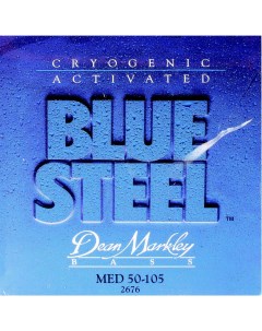 Струны для бас гитары 2676 Blue Steel Bass MED Dean markley