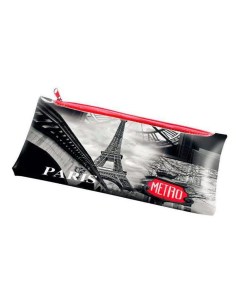 Пенал косметичка Париж на молнии 240 x 120 мм Panta plast