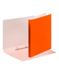 Папка на кольцах 150 листов А4 Neon оранжевая Attache