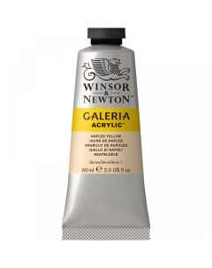 Акриловая краска Galeria желтый неаполь 60 мл Winsor & newton