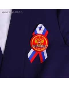 Значок закатной Выпускник герб 10 шт Nobrand