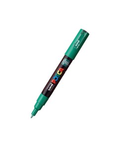Маркер Uni POSCA PC 1M 0 7мм овальный зеленый green 6 Uni mitsubishi pencil