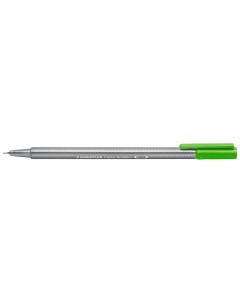 Ручка капиллярная Triplus одноразовая 0 3 мм Светло зеленый Staedtler