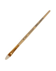 Кисть Щетина овальная Roubloff Сочиняй 10 длина волоса 13 мм короткая ручка матовая Nobrand