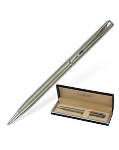 Шариковая ручка подарочная Arrow Chrome хромированные детали цвет чернил синий Галант
