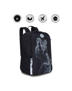 Рюкзак школьный черный серый RB 251 1 Grizzly