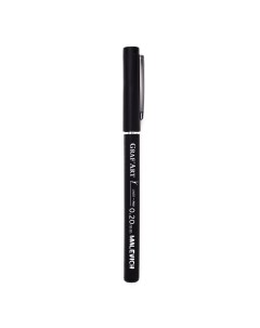 Линер для рисования черный GrafArt PRO 005 капиллярная ручка для скетчинга Малевичъ
