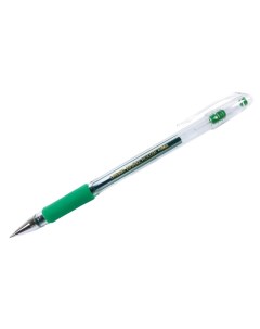 Ручка гелевая Hi Jell Grip HJR 500R зеленая 0 7 мм 1 шт Crown